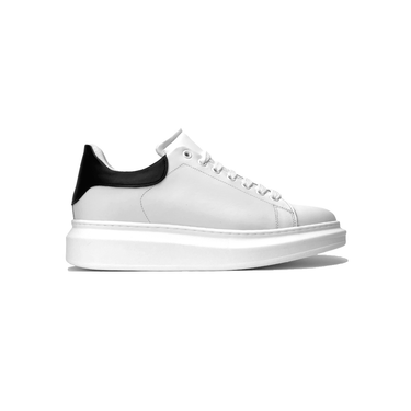 Sneakers bianche collo nero - FLAG STORE